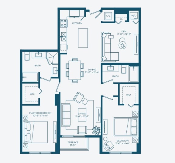 Studio, 1, 2 & 3 Bedroom Apartments in Fort Lauderdale Regatta at New